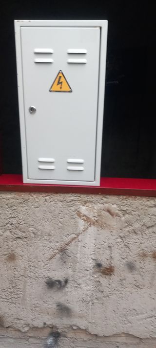 Caja contador metálica