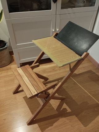 Pupitre Plegable Madera Roble