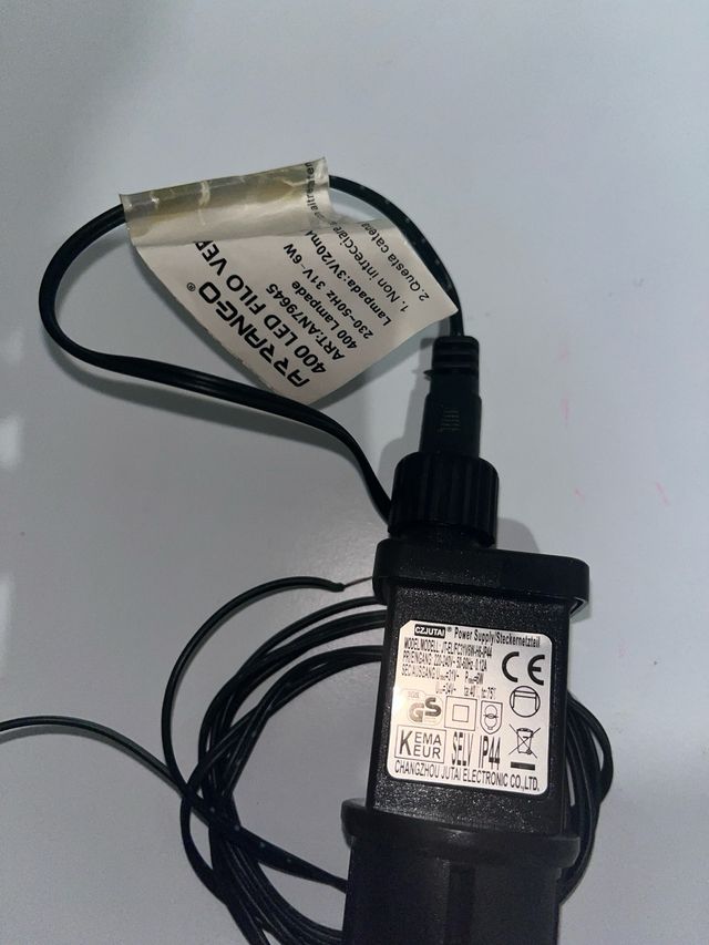 Alimentatore 31V 6W Luci Natale LED