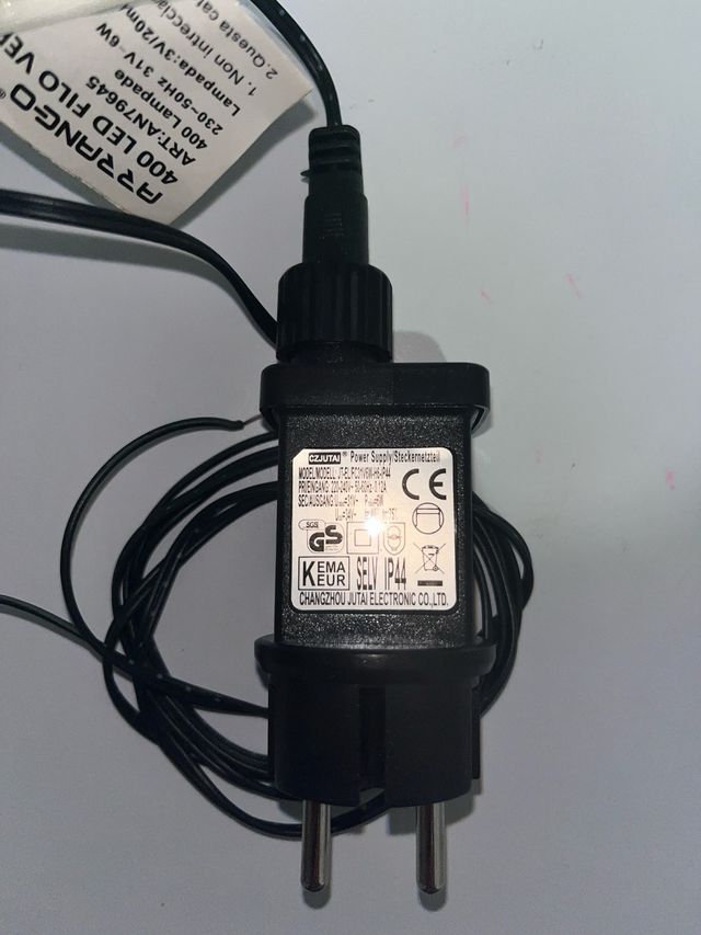 Alimentatore 31V 6W Luci Natale LED