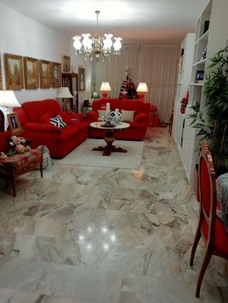Sofá de salón 3 y 2 plazas rojo