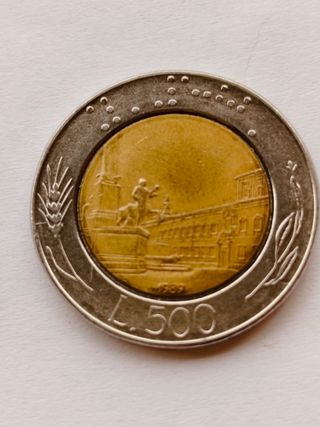 4 Lire 500 Bimetalliche - Errore?