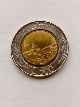 4 Lire 500 Bimetalliche - Errore?