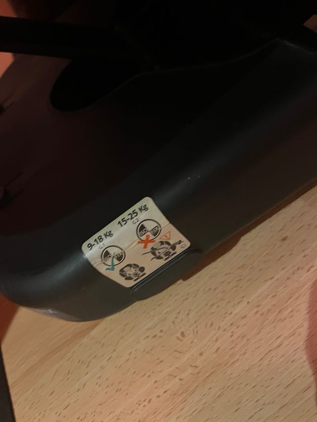 silla de coche con isofix 