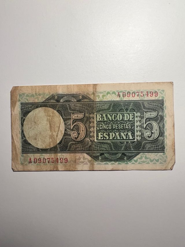 5 Pesetas 1948 Banco de España