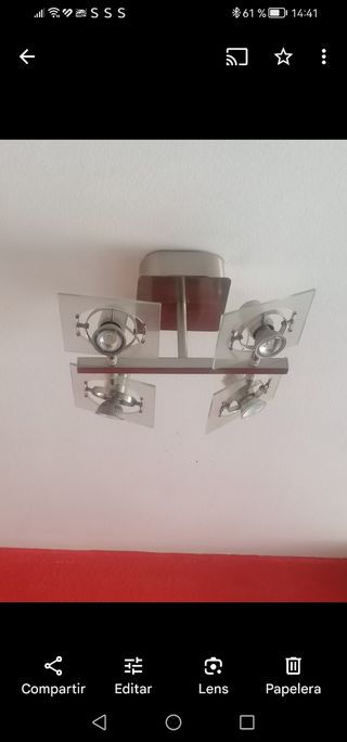 Lámpara de techo moderna 4 focos