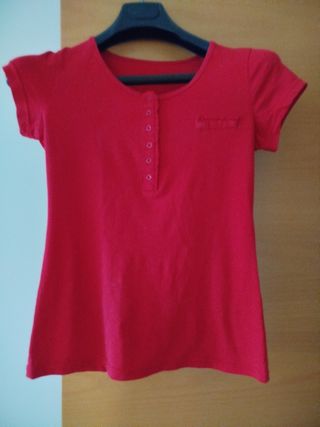 Camiseta roja talla S