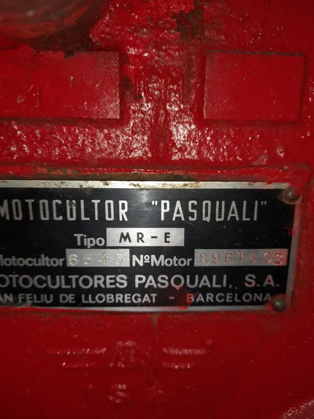 Caja de cambios Motocultor Pasquali