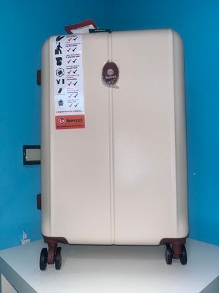 Maleta Benzi Mediana Beige 60cm Nueva