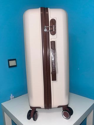 Maleta Benzi Mediana Beige 60cm Nueva