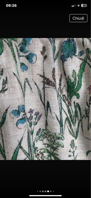 Gonna 100% lino foderata palloncino