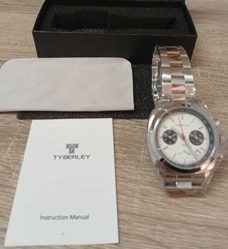 Reloj Tyberley TB5051 Hombre Plata