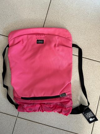 Mochila saco LOQI reciclada rosa