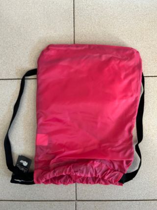 Mochila saco LOQI reciclada rosa