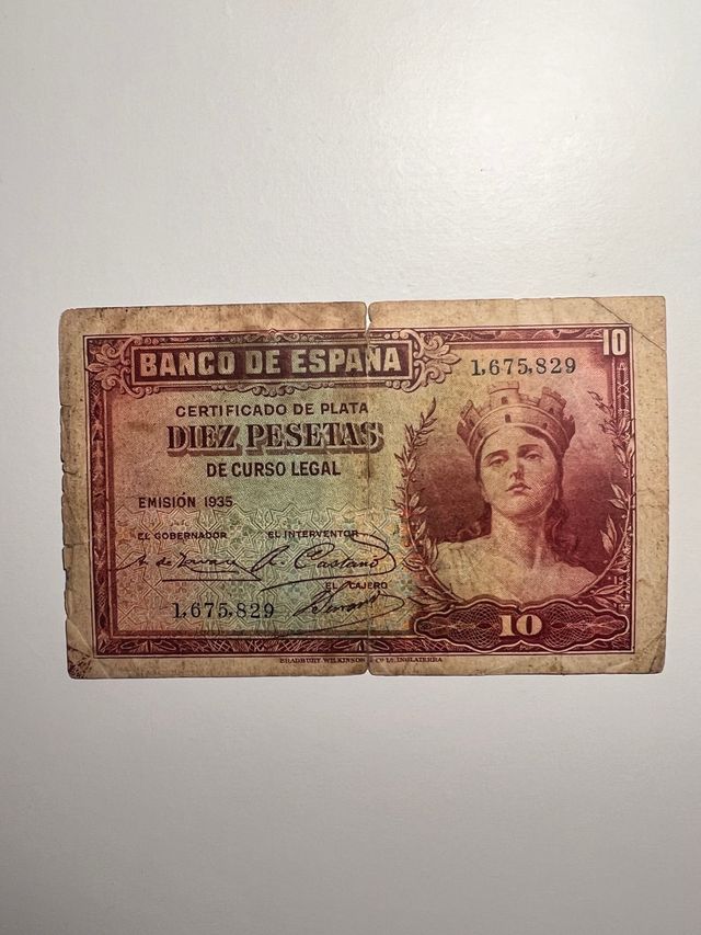 10 Pesetas 1935 Banco de España