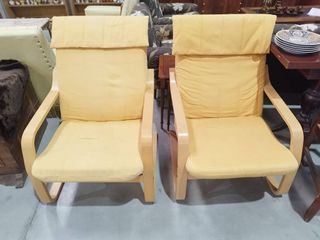 2 SILLONES POANG IKEA 