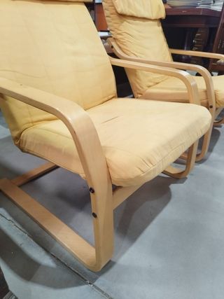 2 SILLONES POANG IKEA 
