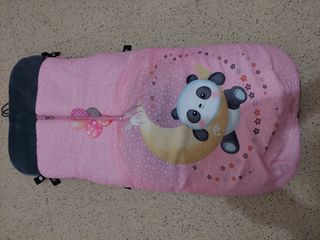 Saco invierno carrito bebé panda y luna