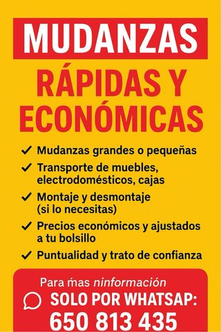Mudanzas rápidas y económicas