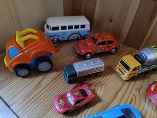 Lote vehículos juguete