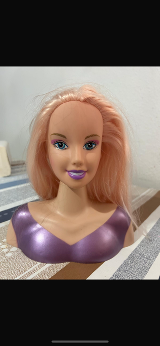 Cabeza de muñeca para peinar