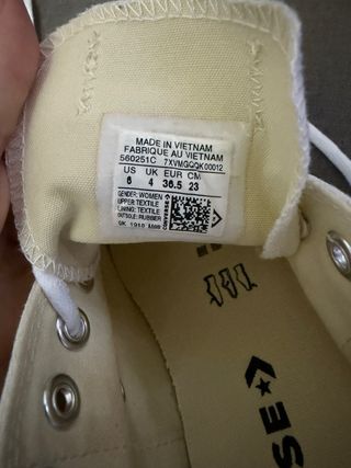Converse bajas con plataforma