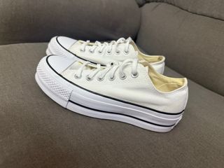 Converse bajas con plataforma
