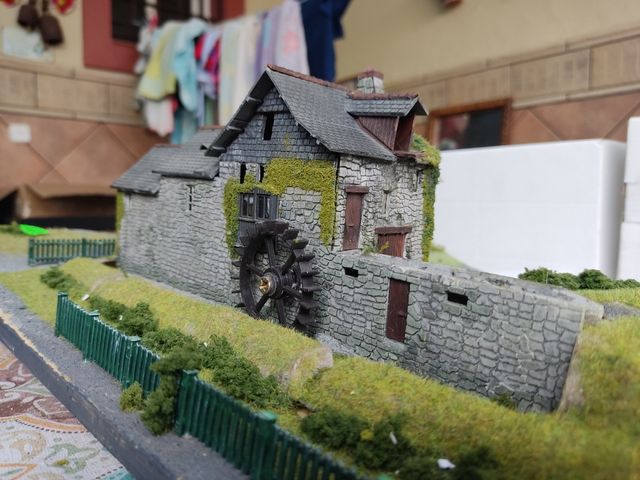 Maqueta Diorama H0 Molino Agua