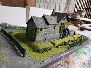 Maqueta Diorama H0 Molino Agua