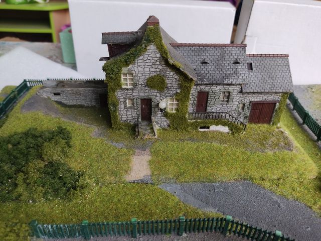 Maqueta Diorama H0 Molino Agua