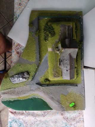 Maqueta Diorama H0 Molino Agua