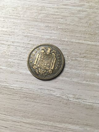 Moneda 1 Ptas Franco 1953