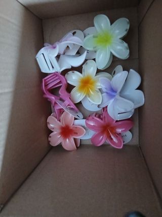 Pinzas para el pelo de flor