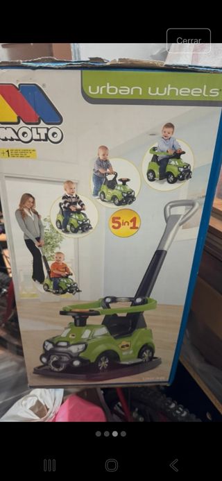 Camión correpasillos infantil nuevo sin abrir