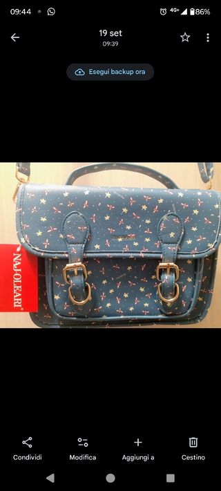 Borsa tracolla Naj Oleari