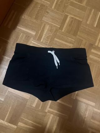 Shorts deportivos negros Talla S