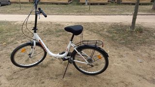 Bicicleta plegable blanca F-Park