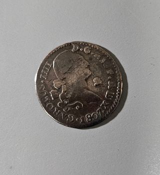 Moneda 2 Maravedíes Carlos IIII 1807