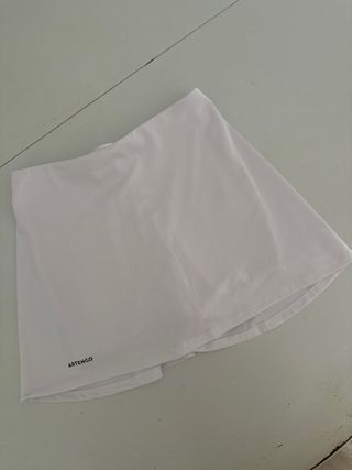Falda de pádel ARTENGO blanca