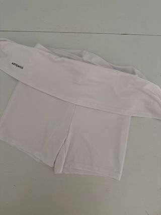 Falda de pádel ARTENGO blanca