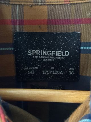 Camisa Springfield Cuadros
