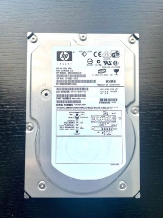 Disco Duro SCSI 300GB 10k HP ST3300007LW