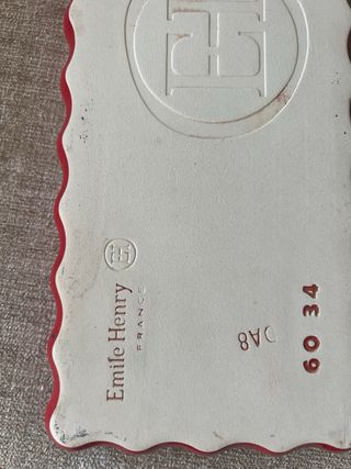 Molde rectangular de cerámica, de Emile Henry