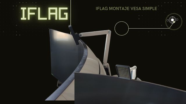 Simflag, iFLAG: montaje en monitor VESA