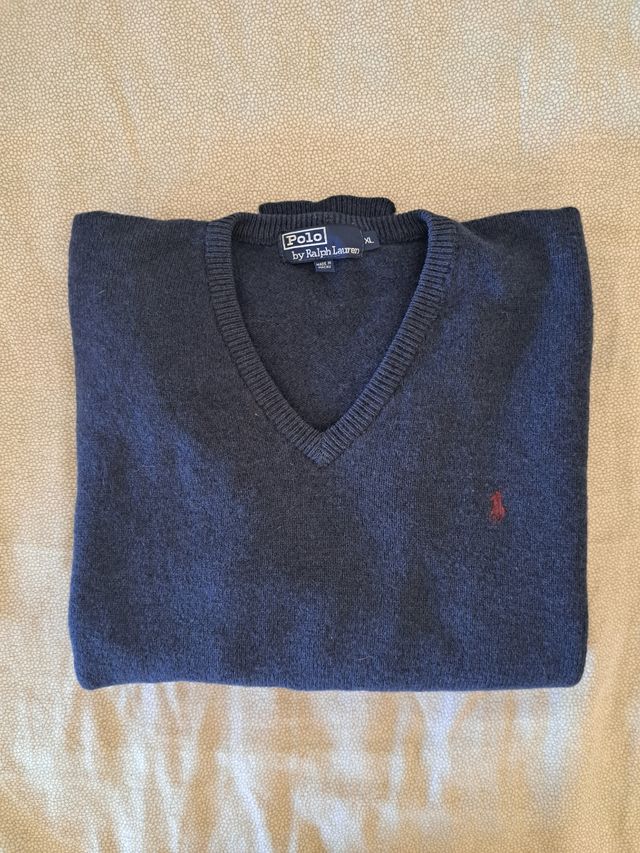 Maglione Polo Ralph Lauren Lana Blu XL