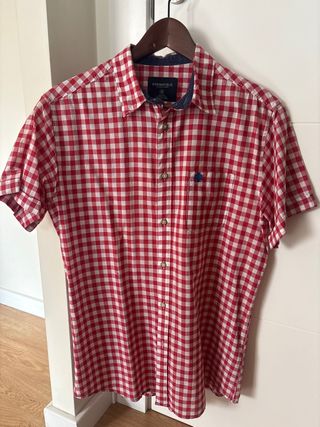 Camisa Springfield cuadros rojos Talla M