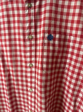 Camisa Springfield cuadros rojos Talla M
