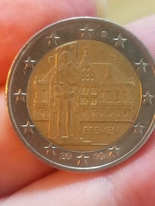Moneda 2 Euros Bremen 2010