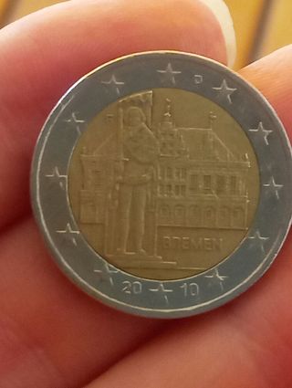 Moneda 2 Euros Bremen 2010