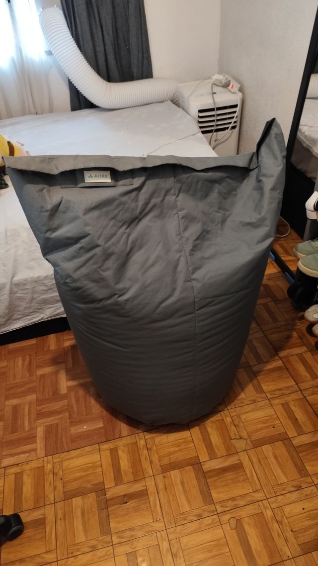 Puff Grande Gris de Tela